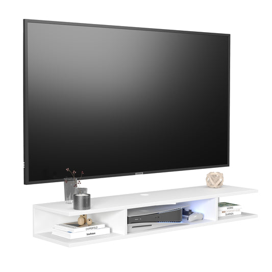Mueble de TV o Repisa Flotante Aero Blanco