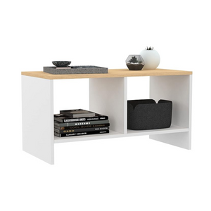 Mesa de Centro Smart  Roble y Blanco