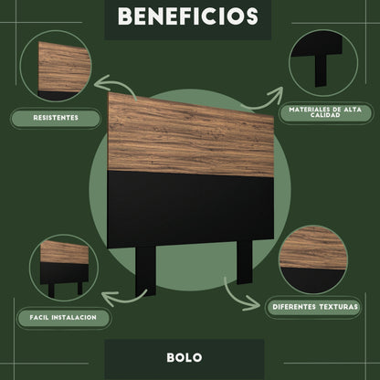 Cabecera Bolo Latte y Negro