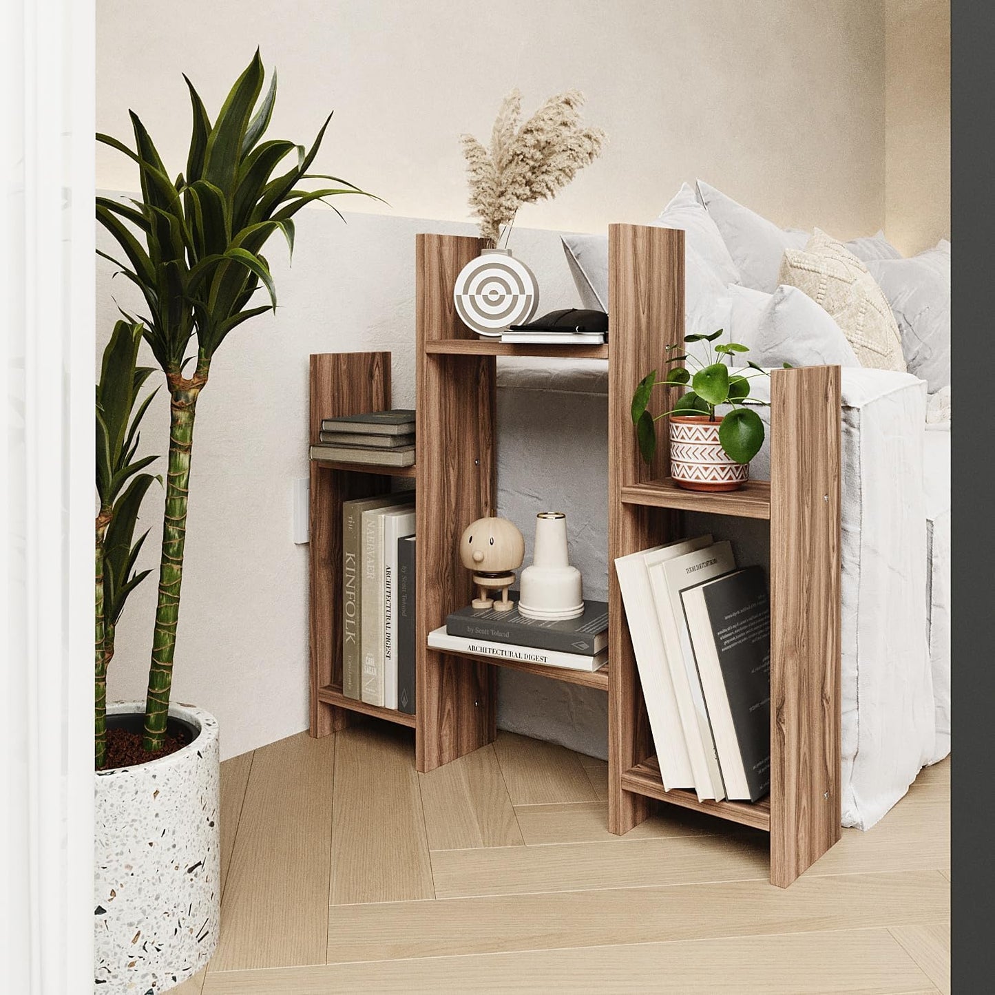Librero Slim Latte - MORU MUEBLES