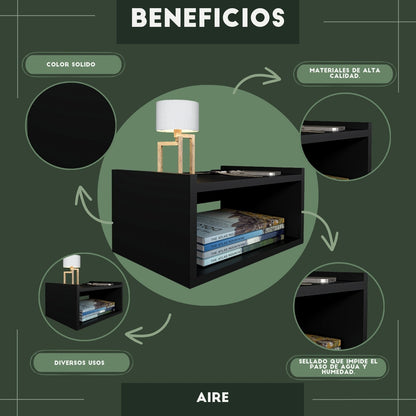 Buró Flotante Aire Negro