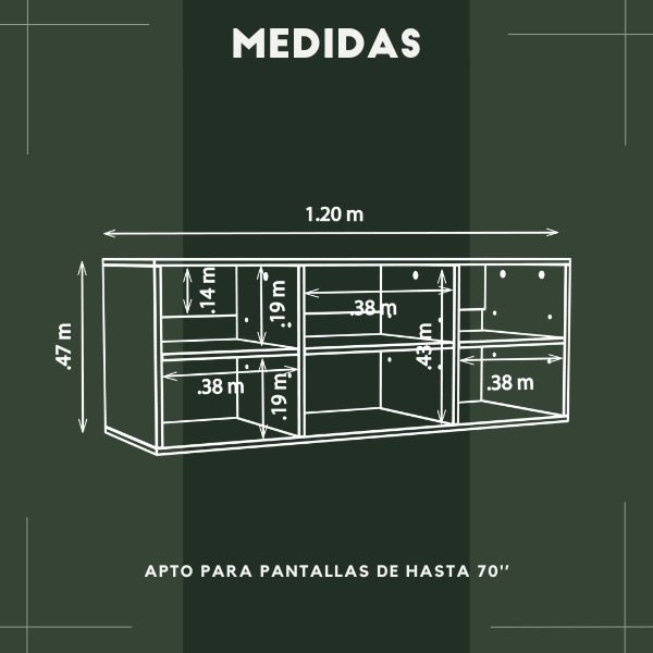 Mueble de TV Zen Latte