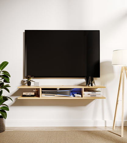 Mueble de TV o Repisa Flotante Aero Roble