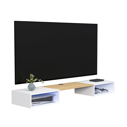 Mueble de TV o Repisa Flotante Belto Blanco