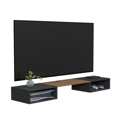 Mueble de TV o Repisa Flotante Belto Negro