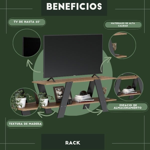 Mueble de TV Rack Latte