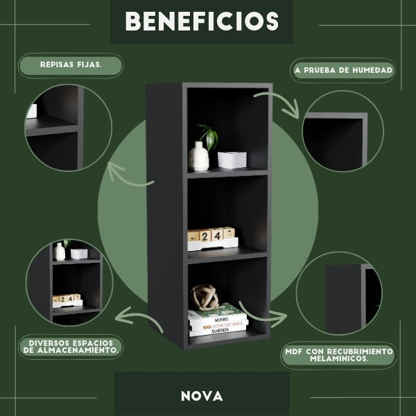 Librero Nova Negro