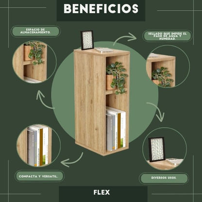Mesa Auxiliar Flex Roble