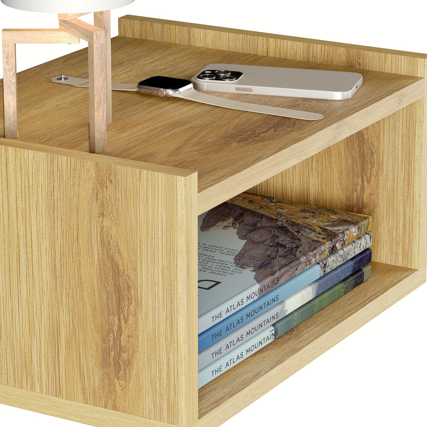 2 Burós Flotantes Aire Roble