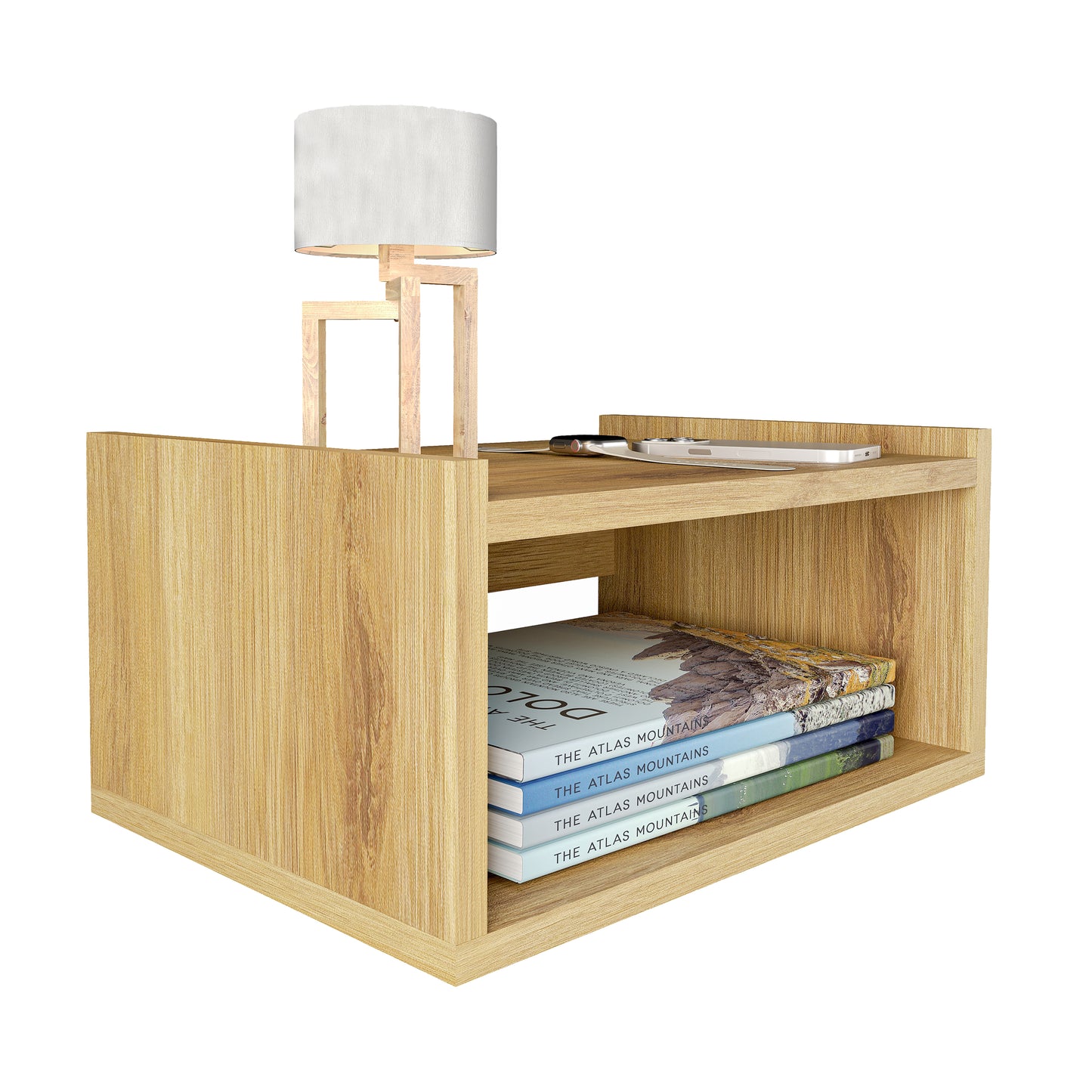 2 Burós Flotantes Aire Roble