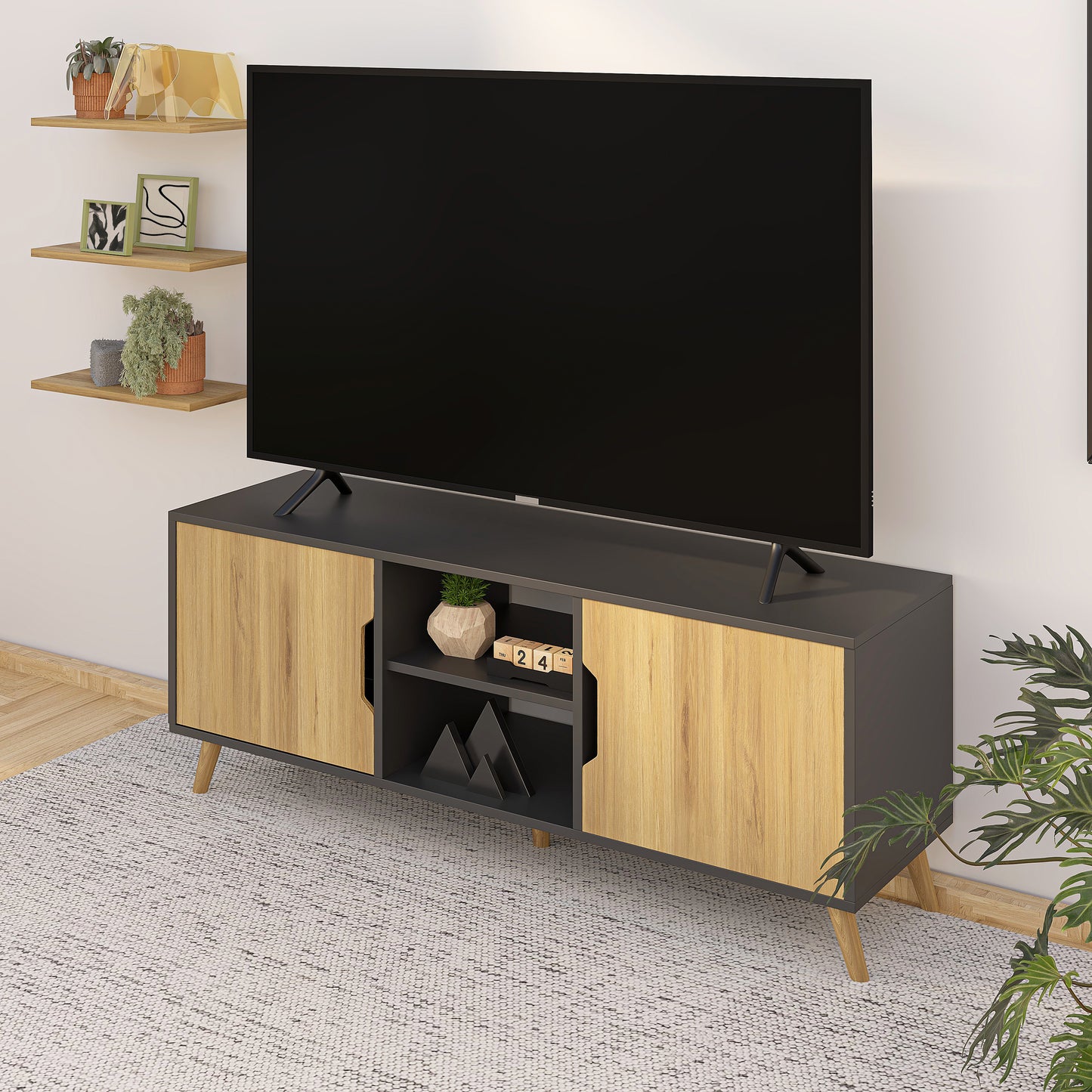 Mueble de TV Full Negro
