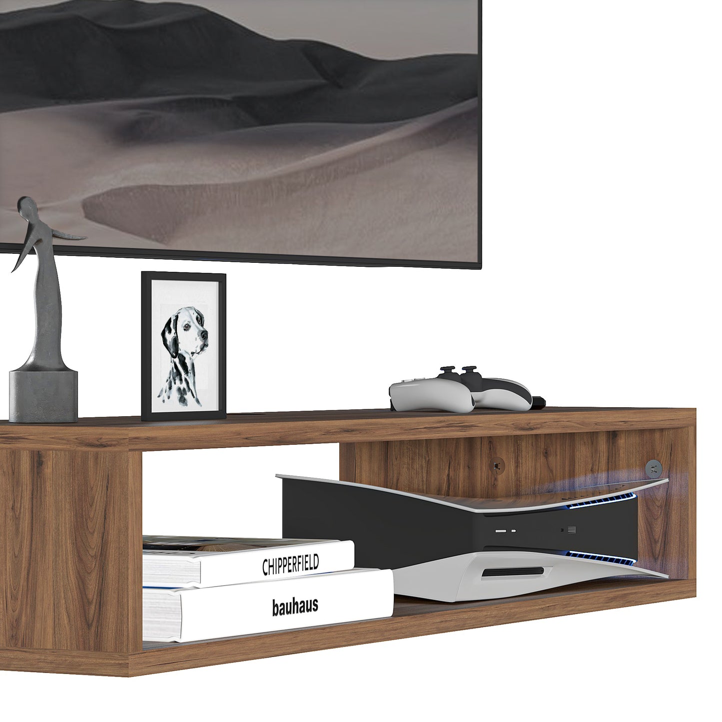 Mueble de TV o Repisa Flotante Lima Latte