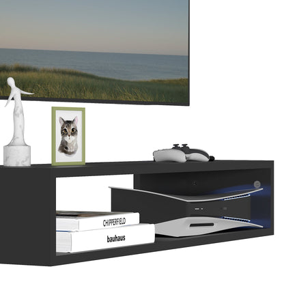 Mueble de TV o Repisa Flotante Lima Negro