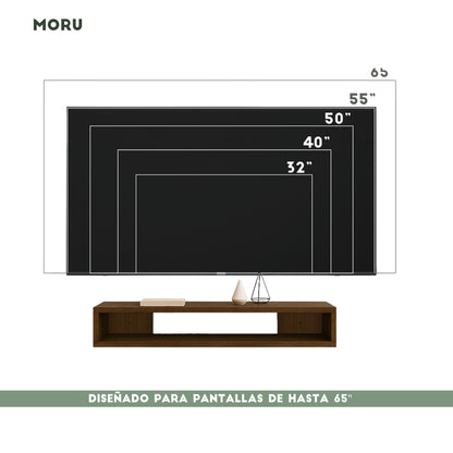 Mueble de TV o Repisa Flotante Lima Latte
