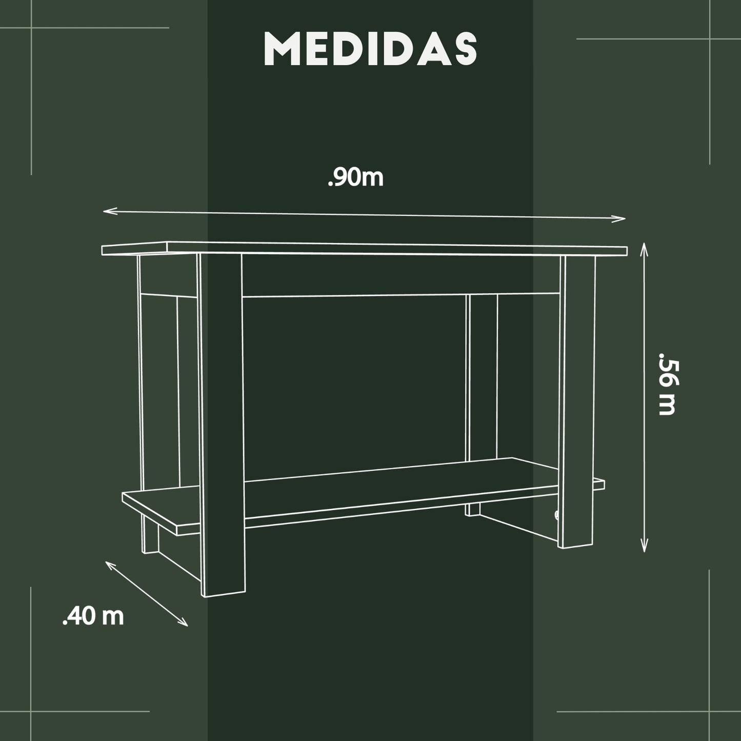 Mueble de TV Stream Blanco