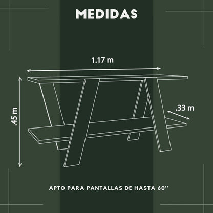 Mueble de TV Rack Latte