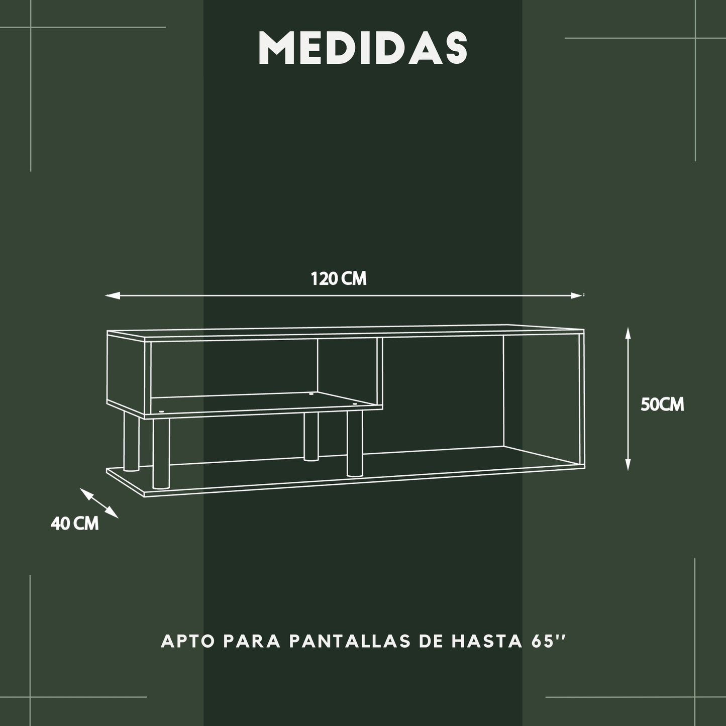 Mueble de TV Vetra Blanco