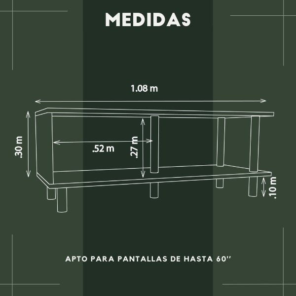 Mueble de TV Tokyo Negro