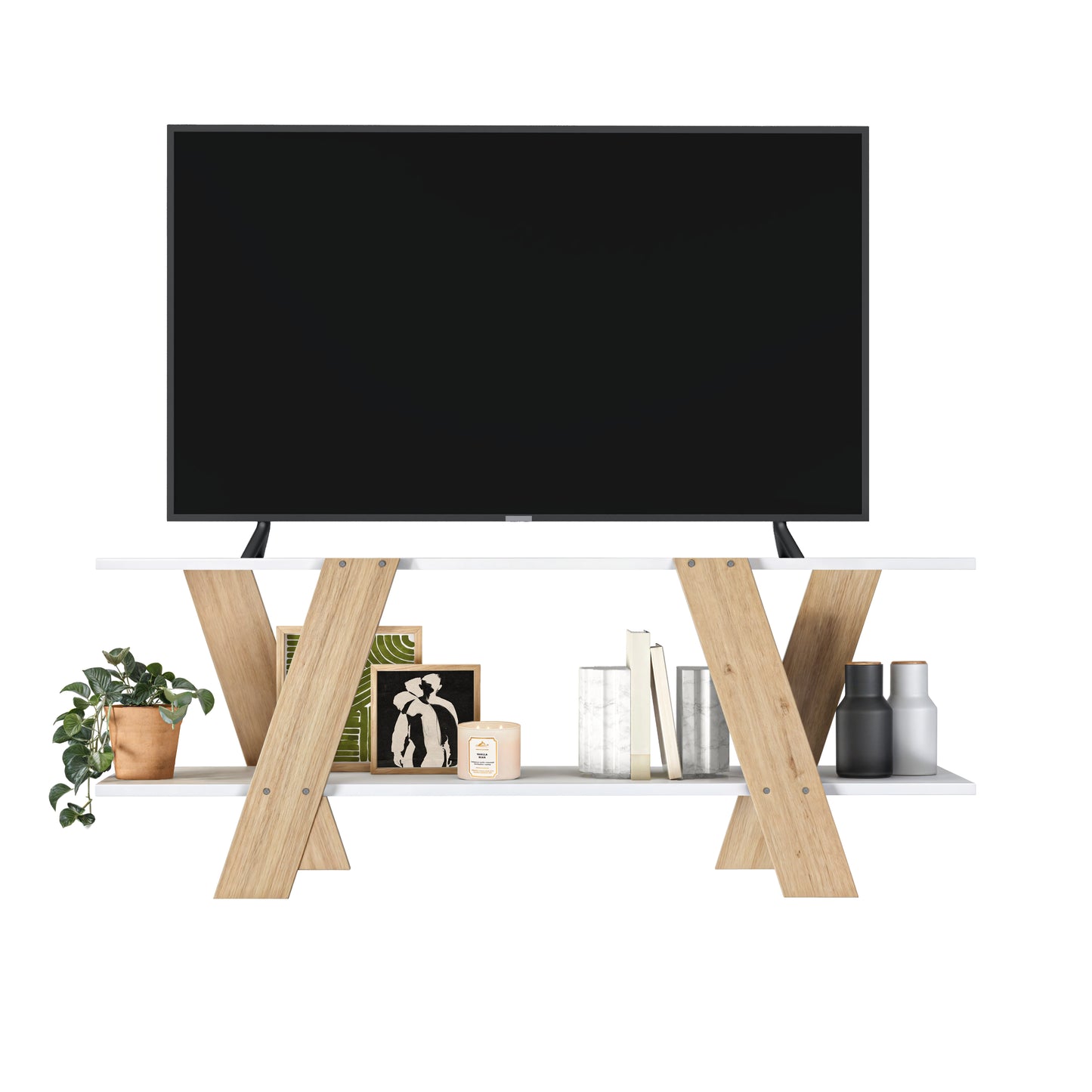 Mueble de TV Rack Blanco