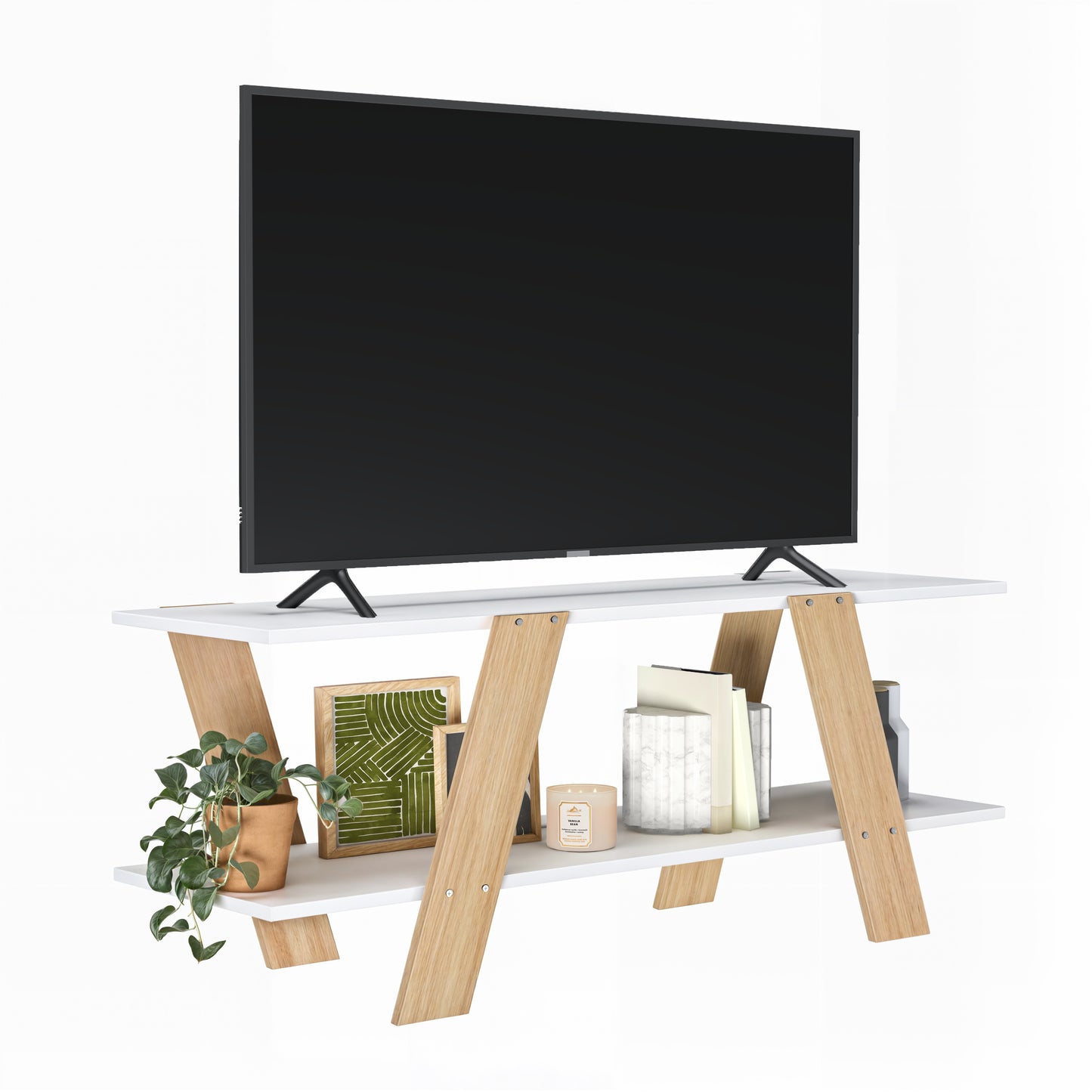 Mueble de TV Rack Blanco