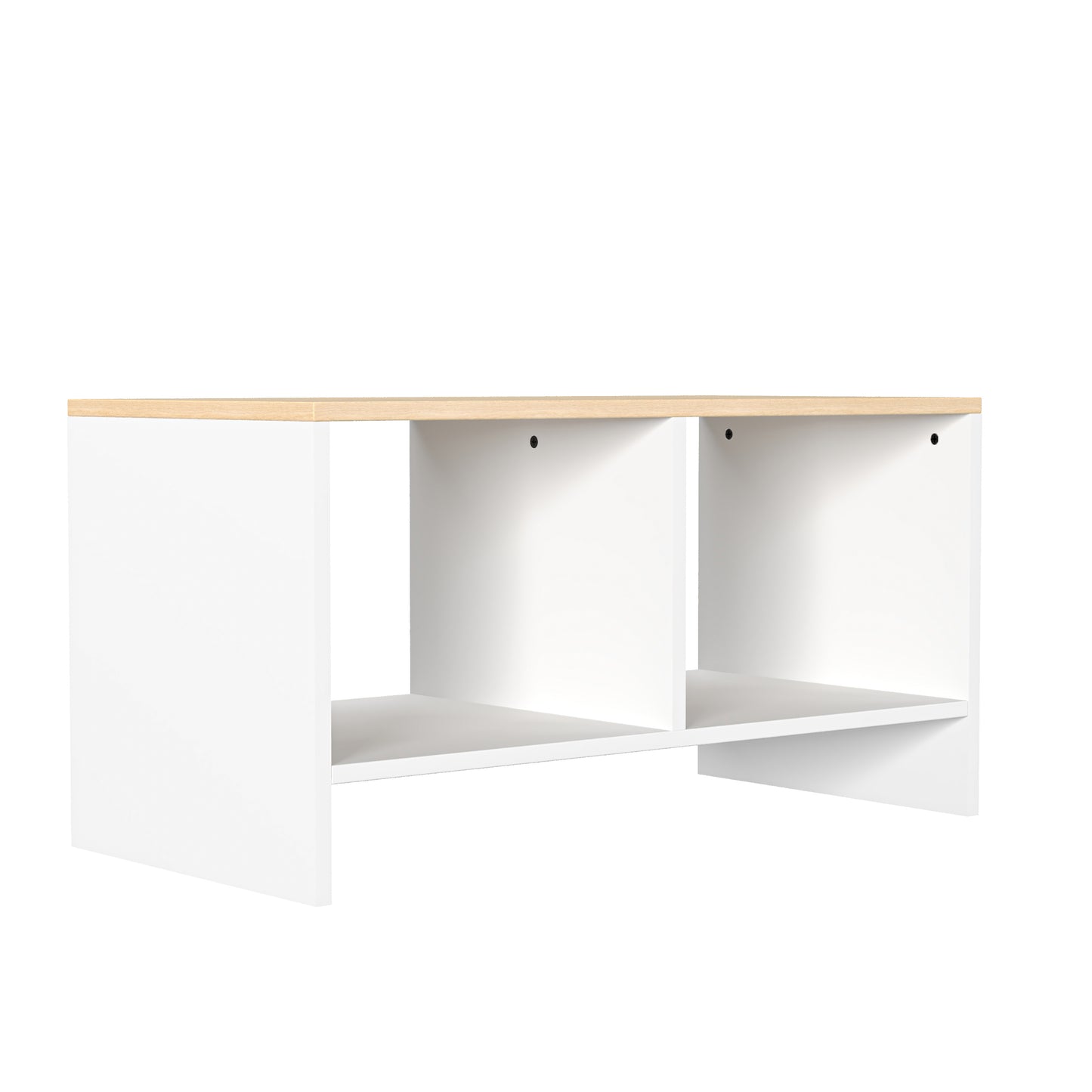 Mesa de Centro Smart  Roble y Blanco