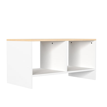 Mesa de Centro Smart  Roble y Blanco