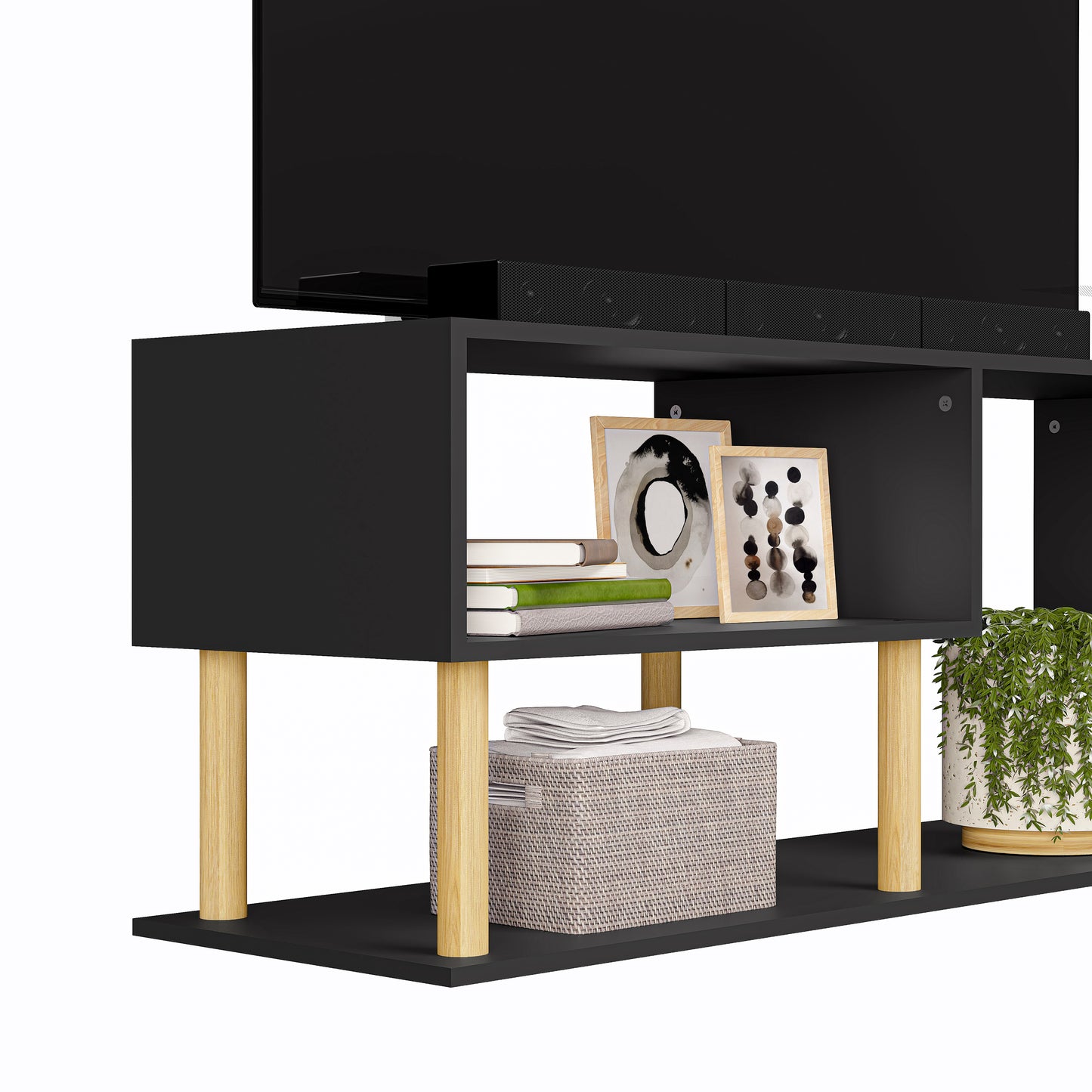 Mueble de TV Vetra Negro