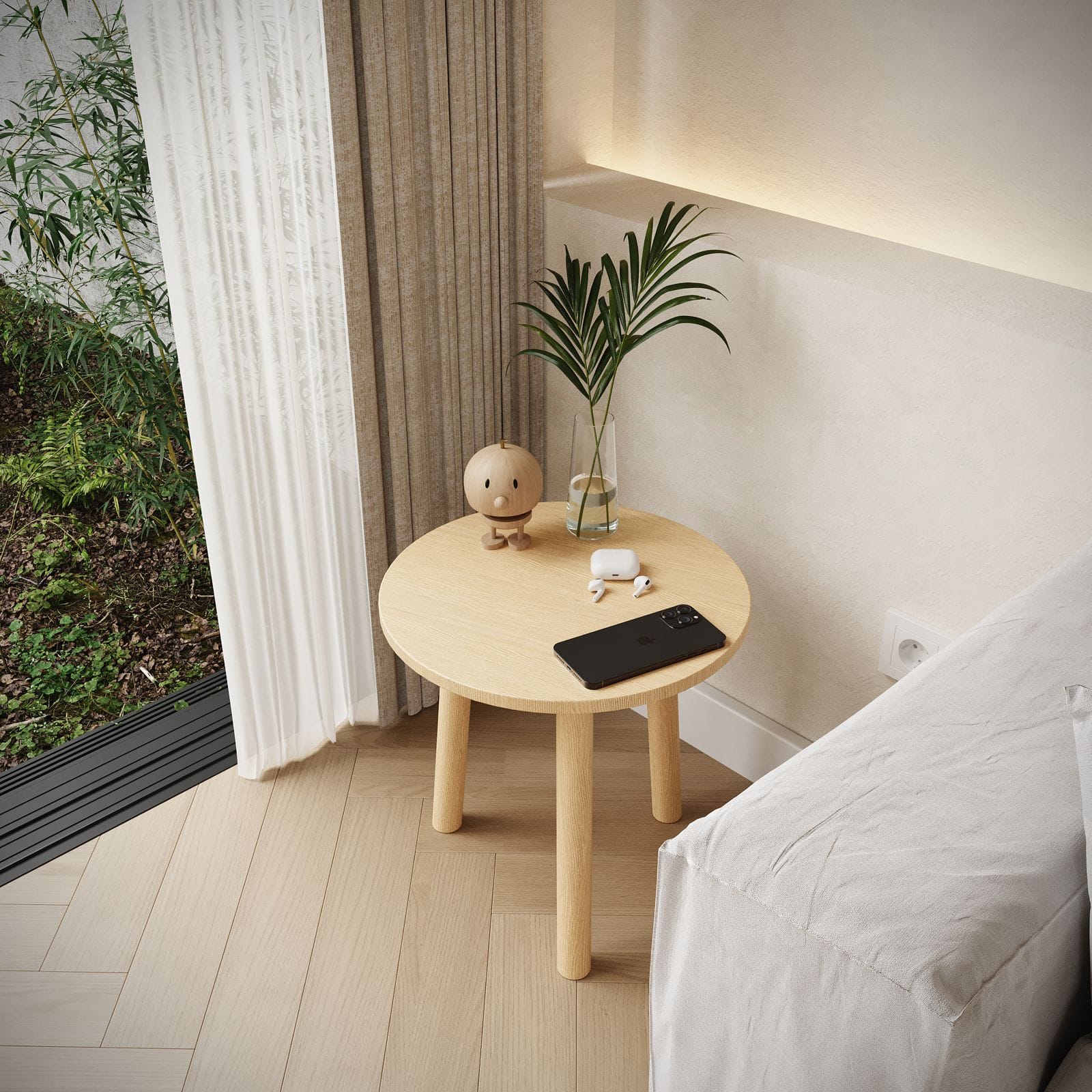 Mesa auxiliar Pro Roble - MORU MUEBLES