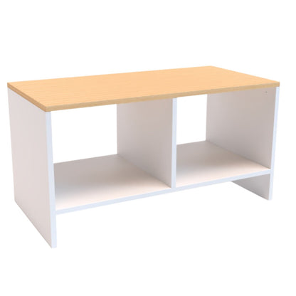 Mesa de Centro Smart  Roble y Blanco