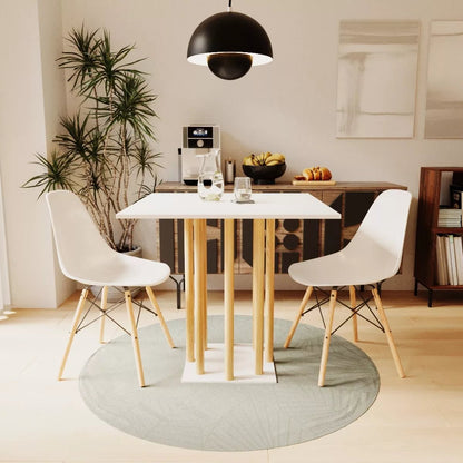Mesa de Comedor Zuko Blanco - MORU MUEBLES