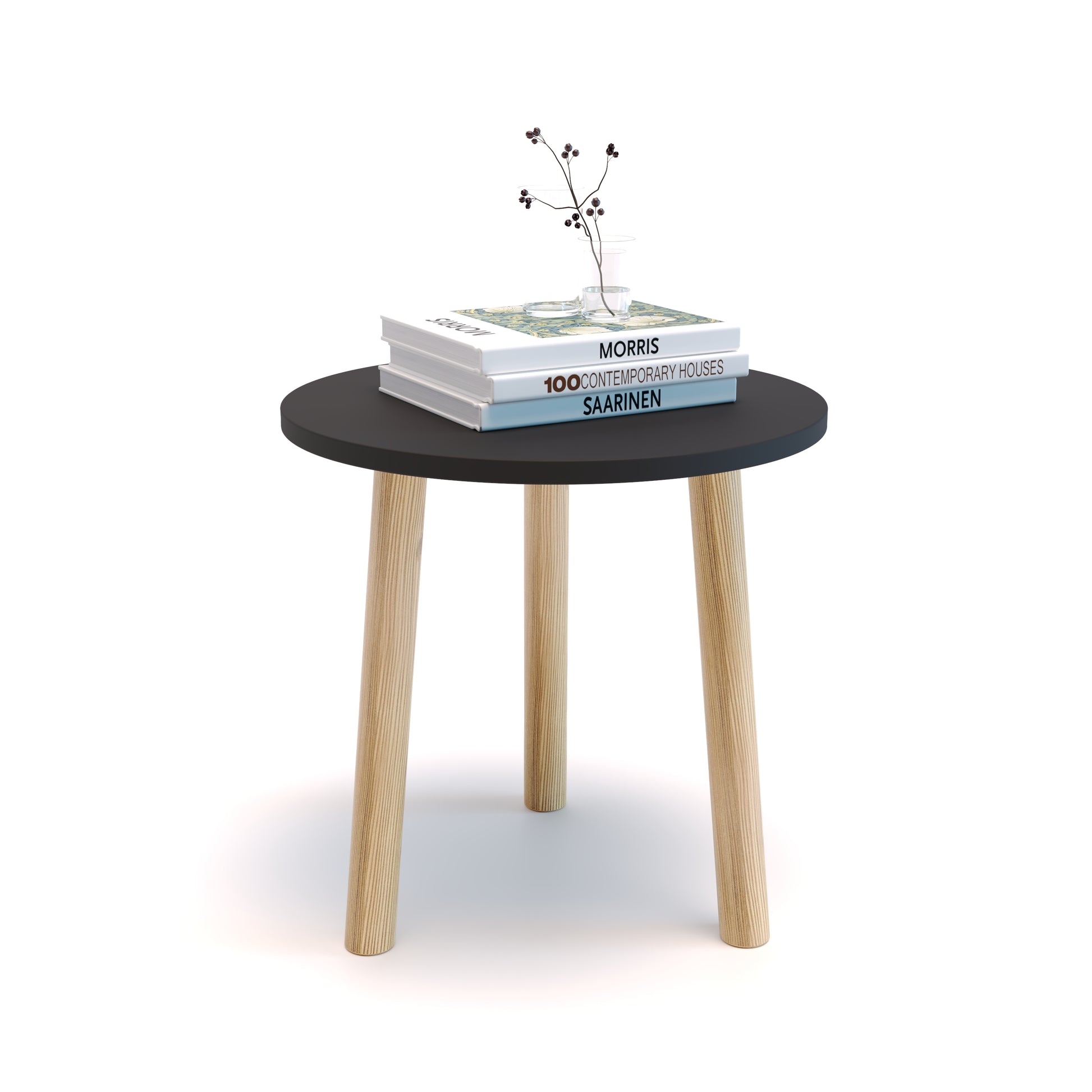 Mesa auxiliar Pro Negro - MORU MUEBLES