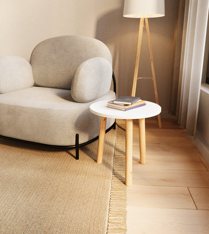 Mesa auxiliar Pro Blanco - MORU MUEBLES