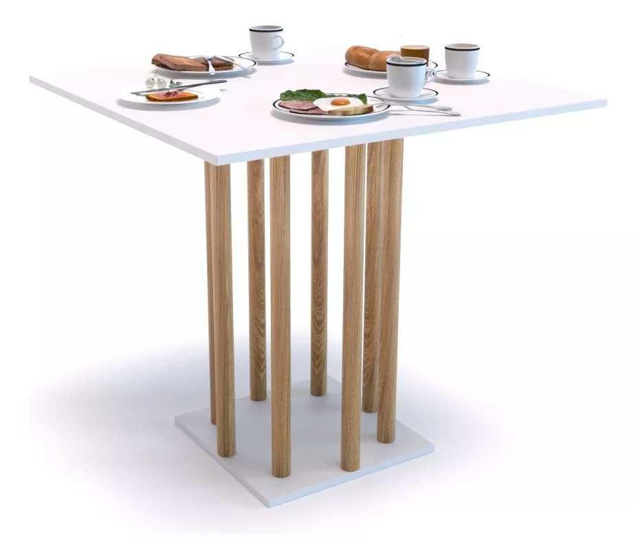 Mesa de Comedor Zuko Blanco - MORU MUEBLES