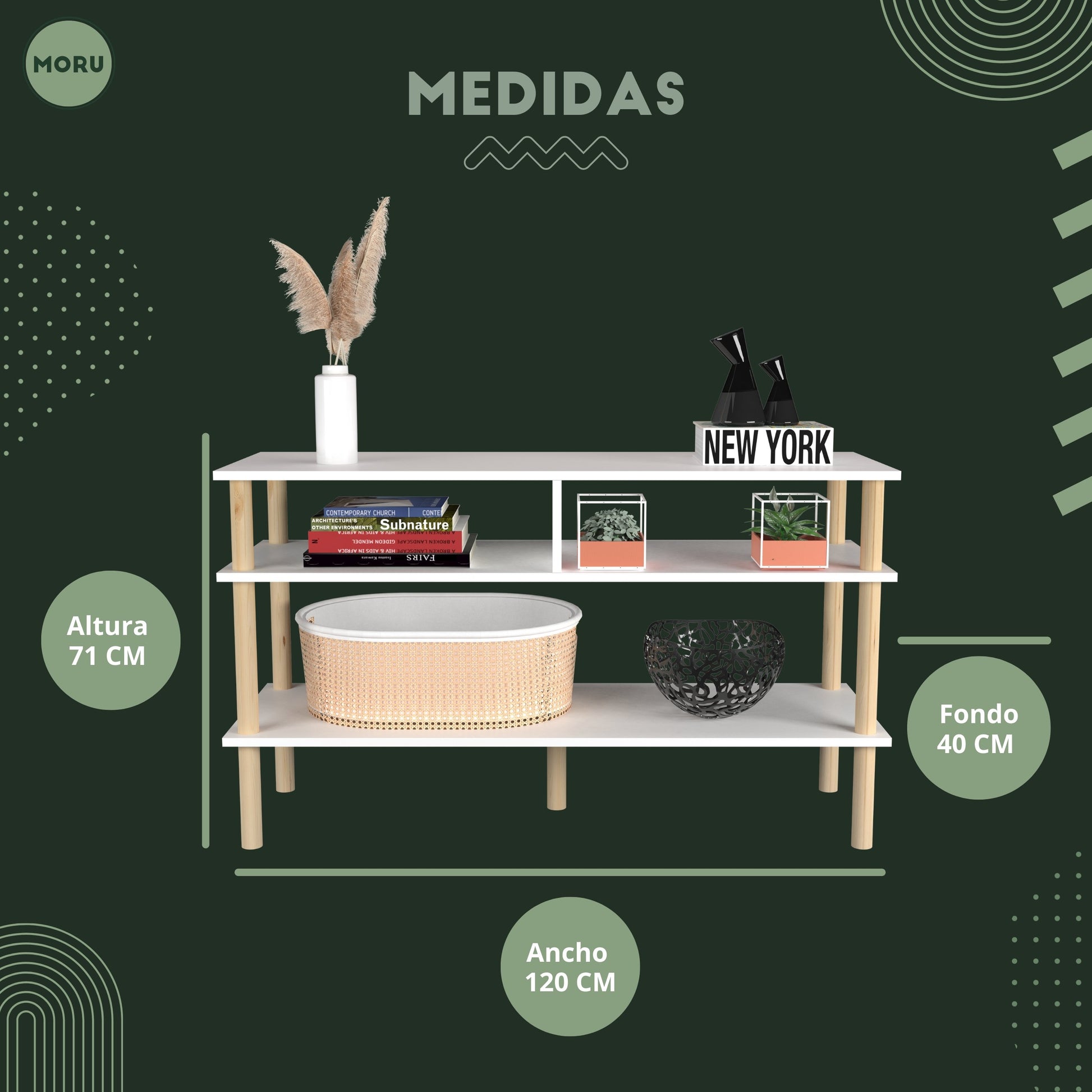 Mueble de Tv Taro - MORU MUEBLES
