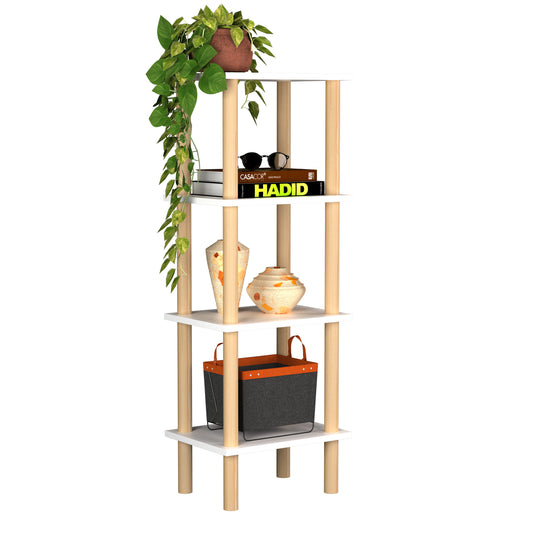 Librero Kiwi Blanco - MORU MUEBLES